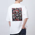 Skull sectionの薔薇とドクロ Oversized T-Shirt