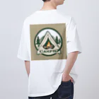 チーちゃんSHOPのキャンプ好き集まれ Oversized T-Shirt