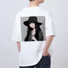 Listup_timeのバックプリント  Oversized T-Shirt