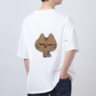 えじ。の表情が豊かなネコちゃん オーバーサイズTシャツ