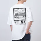 YUTANEKO公式ショップのゆたねこ　ボンネットバス Oversized T-Shirt