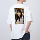 BeautifulLadyCollectionTokyoのAI下着美女(白) オーバーサイズTシャツ