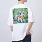 karekore_のかわいいユニコーンのみこ Oversized T-Shirt