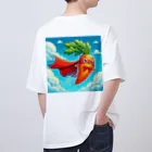 Atyatyuの人参マンマスコットグッズ Oversized T-Shirt