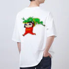 momo’s illustrationの今年こそ頑張る Oversized T-Shirt