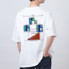 GreenCrane(グリーンクレーン出版)の財務三表のつながりTシャツ Oversized T-Shirt