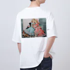 AQUAMETAVERSEの可愛い姉妹たち アメジスト2846 Oversized T-Shirt