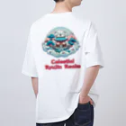 大江戸花火祭りのCelestial Ryujin Realm～天上の龍神領域2 Oversized T-Shirt