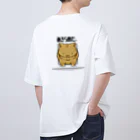 りんの小部屋のあきらめた茶トラくん オーバーサイズTシャツ