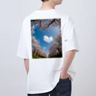 ぱんだまんのダブルハート Oversized T-Shirt