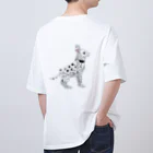 wonderful dogのクールなダルメシアンくん Oversized T-Shirt