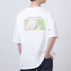 nya-mew（ニャーミュー）のネコチャン×ネコチャン(バックプリント) オーバーサイズTシャツ