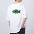 ニゴ猫　shopの魚群イラブチャ～ オーバーサイズTシャツ