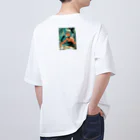 AQUAMETAVERSEのティファニーでお茶を　Hime  2530 Oversized T-Shirt