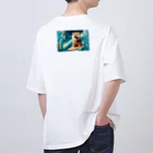 商店harrarの宇宙犬（犬海君） Oversized T-Shirt