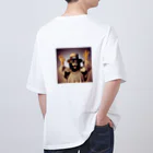 カレー屋　月夜のライオンのYOROKOBI オーバーサイズTシャツ