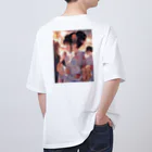 AQUAMETAVERSEの夕べの思い出　ラフルール　1859 Oversized T-Shirt