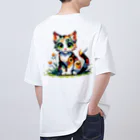 ねこの店のBeware of people who dislike cats オーバーサイズTシャツ