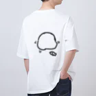 ひこりや hicoriya の貫通らしき　おしりあり オーバーサイズTシャツ