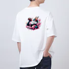 no name...の酒桜 オーバーサイズTシャツ