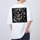 _Aloha_のskull オーバーサイズTシャツ