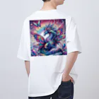 チロライショップのカラフル羽馬 Oversized T-Shirt