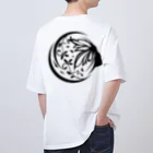 ブルームのBloomロゴシリーズ黒 Oversized T-Shirt