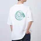 ブルームのBloomロゴシリーズ青 Oversized T-Shirt