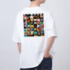 PAC (ポップアートキャット）のPAC (ポップアートキャット) オーバーサイズTシャツ