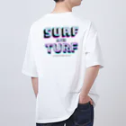 THREE;RIDE_Surf/Skate/SnowのTHREE RIDE ：SURF AND TURF Oversized T-Shirt