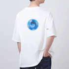 aqua_bioの太陰大極イルカの宝石 Oversized T-Shirt