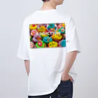 HappyFaceMarketのカップケーキ中毒アディクション Oversized T-Shirt
