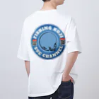 すえch公式ショップの釣りKojiロゴアイテム オーバーサイズTシャツ