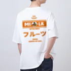 Stylo Tee Shopの（両面）温泉牛乳のフルーツ牛乳♨ オーバーサイズTシャツ