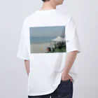 katuwowowのあの日の海 オーバーサイズTシャツ