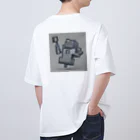 t_08のロボット オーバーサイズTシャツ