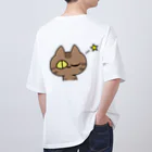 えじ。の表情豊かなネコちゃん オーバーサイズTシャツ