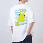 LalaHangeulのLonghorn Cowfish(コンゴウフグ)　バックプリント オーバーサイズTシャツ