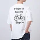 kg_shopの[★バック] I Want to Ride my Bicycle オーバーサイズTシャツ