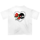 yuki-tsubakiのBetty skull 恋椿 Oversized T-Shirt