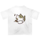 K.momokoのクッキーが焦げちゃった猫ちゃん オーバーサイズTシャツ