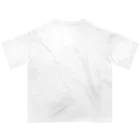 レトロゲーム・ファミコン文字Tシャツ-レトロゴ-のぬののふく 赤ボックスロゴ オーバーサイズTシャツ