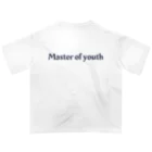 Master of youthのボーダーコリー オーバーサイズTシャツ