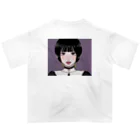 眠（ﾐﾝ）の舌ﾋﾟｱﾋﾟ女の子 オーバーサイズTシャツ