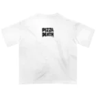 KANTAROのピザデス (black) Oversized T-Shirt