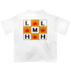 リコリス・曼珠沙華・ヒガンバナのL.M.H Clubロゴ合わせ Oversized T-Shirt