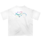 栗坊屋のリーフィーシードラゴン　カラフル Oversized T-Shirt