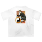 キジトラ商会の太猫拳　両面プリント Oversized T-Shirt