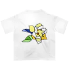 フルツの6/30 誕生花「クチナシ」 オーバーサイズTシャツ