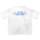 綾錦工房 りこりすの曼珠沙華 【月光】 オーバーサイズTシャツ